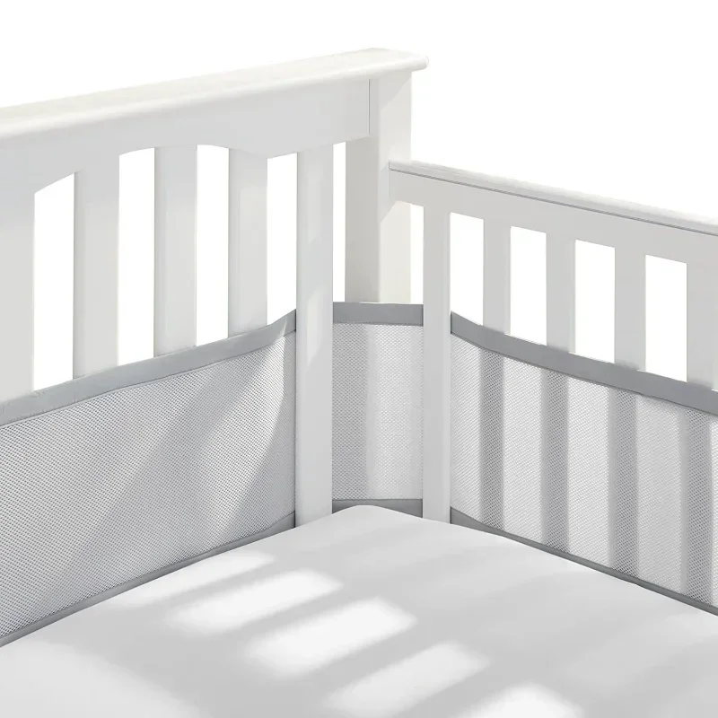 2Pcs Breathable Crib Bumper Set 3