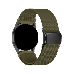 Soft Elastic Strap in 20mm/22mm - Universal Fit - Active 3 Premium (Olive green)