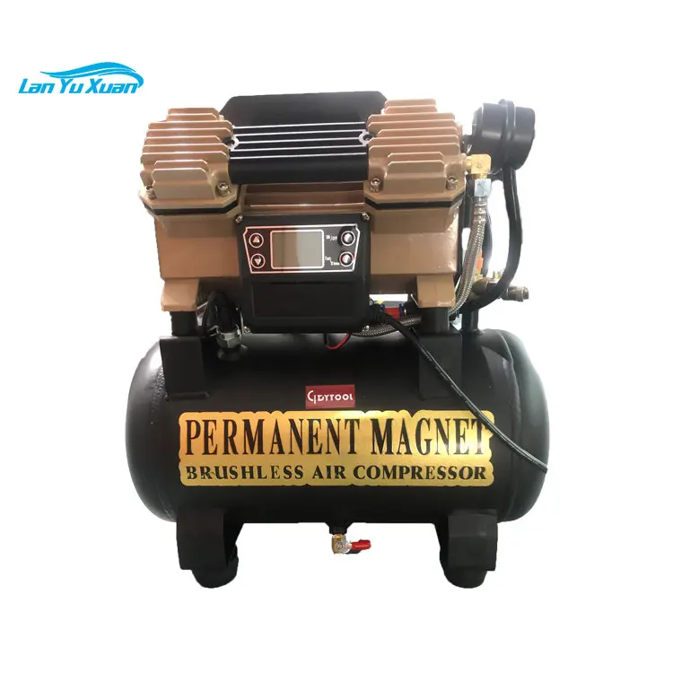 17L Air tank Portable air compressor 2HP Permanent Magnet Rotator 1500W Silence Oil Free Brushless Air Compressor GDY-886