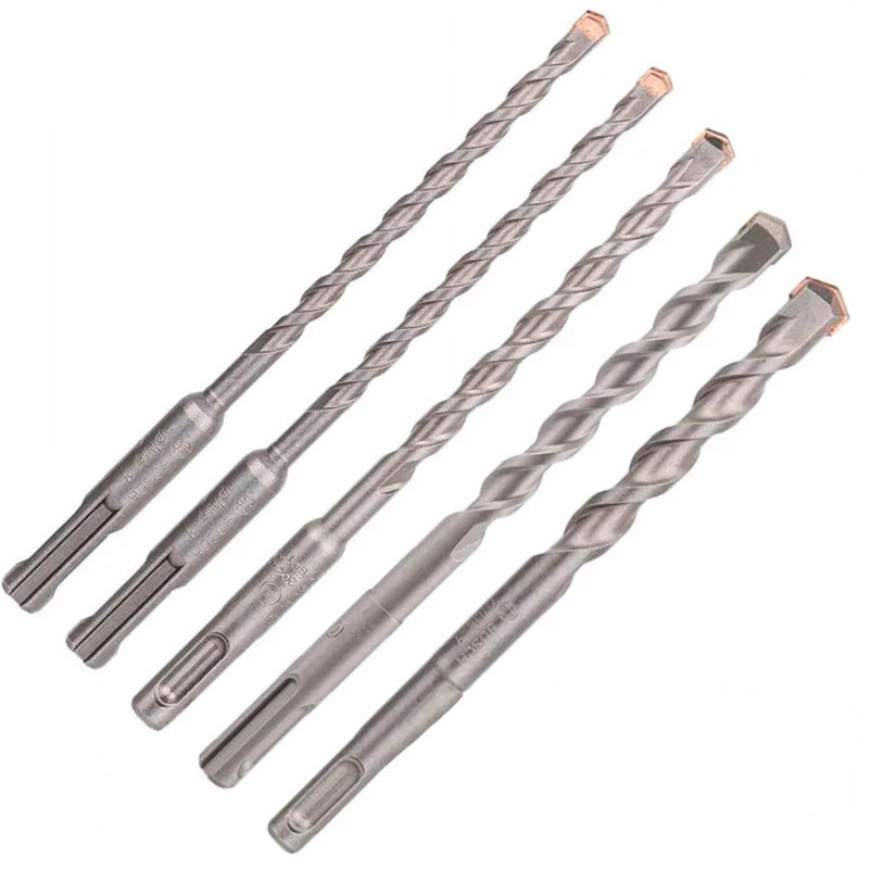 BOSCH SDS plus Multi Functional Drill Bits 5PCS For Concrete/Masonry Round Shank 4 Pits Power Tool Accessories