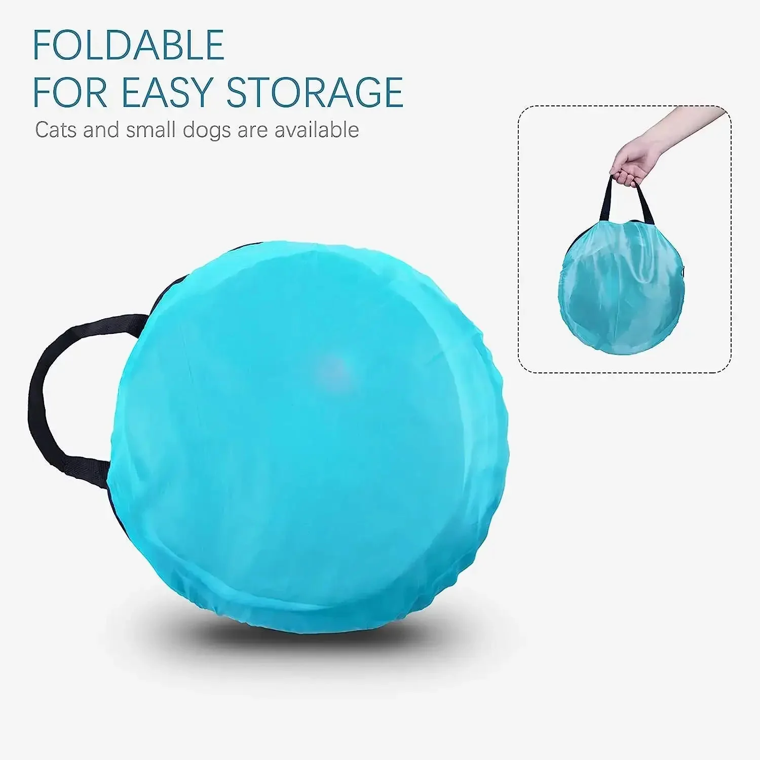 3/5 Way Collapsible Pet Cat Tunnel Tube Toys Tunnels for Indoor Cats Kitty Bored Peek Hole Toy Ball Puppy Kitty Kitten Rabbit small pet tunnel