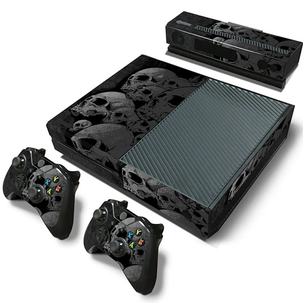 Skull Design Per Xbox One Skin Sticker Cover Per Console Xbox One E 2 Controller