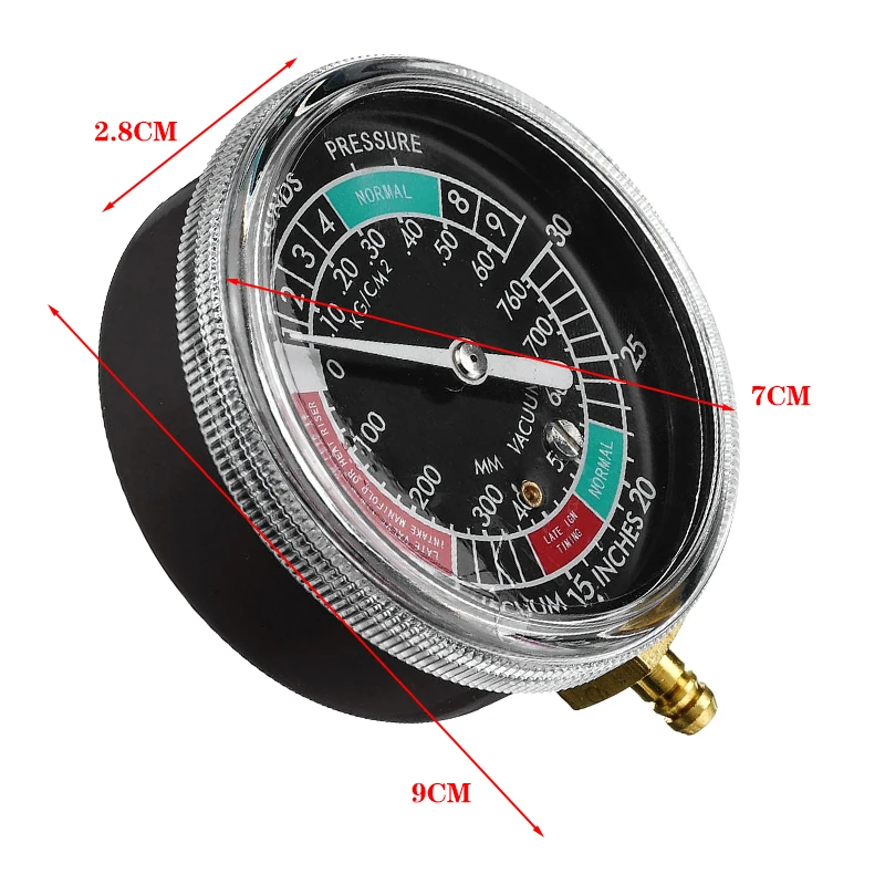 Car Motorcycle Fuel Vacuum Gauge Carburetor Carb Synchronizer Gauge Meter Balancer Gauge Tool Universal 3