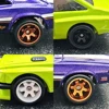 KicarMod 1/64 Wheels with Tires from TE37 Toy Wheels for Hobby Diecast Model Cars Hot Wheels Modified Parts 5 set/pack 3