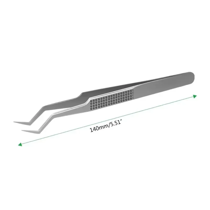 Tin Planting Tweezers Corrosion-Resistant Tools for Soldering and IC Chip Micro-repair Pliers Stainless Steel