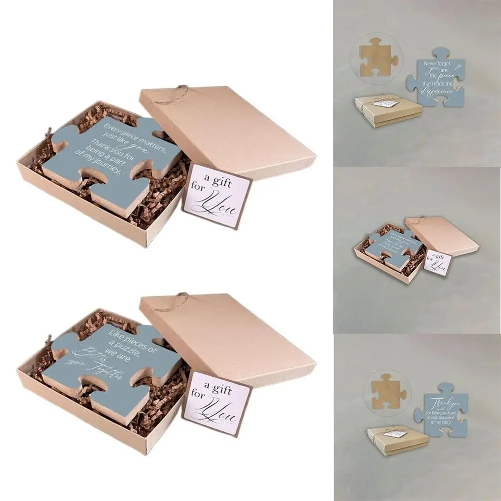 

Деревянный пазл дружбы, новый модуль с вдохновляющими предложениями, домашние украшения, орнамент дружбы, пазл дружбы Funy