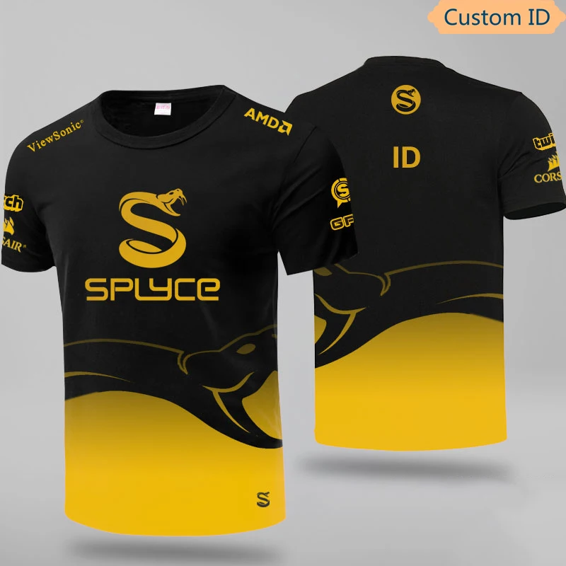 Maillot de joueur LoL CSGO DOTA2 Team Splyce, T shirt personnalisé avec ...