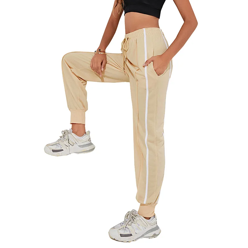 

Tilorraine 2022 High Waist Leisure Loose Belt Sports Pants Bodysuit Leggings