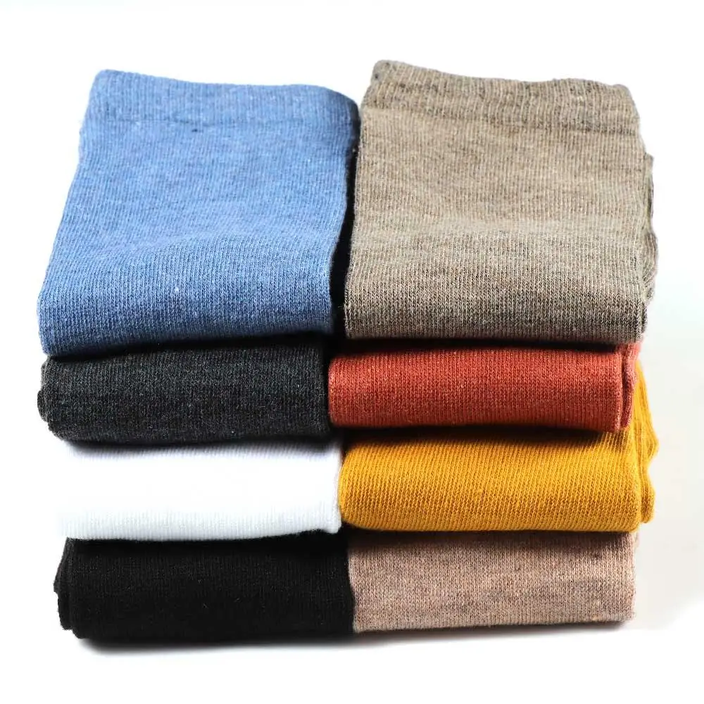 Description Picture 4 of itemCasual Sport Solid color Student Cotton For Girl Calf Sock Women Stockings Knee High Socks Hosiery