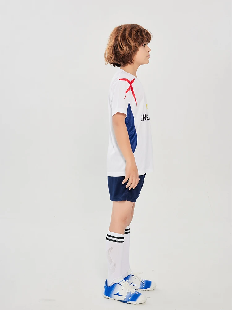 Suruida Kids' Soccer Jerseys Spain Romania Italy Mexico Children Soccer Uniforms Quick Dry Tracksuit for Boys & Girls