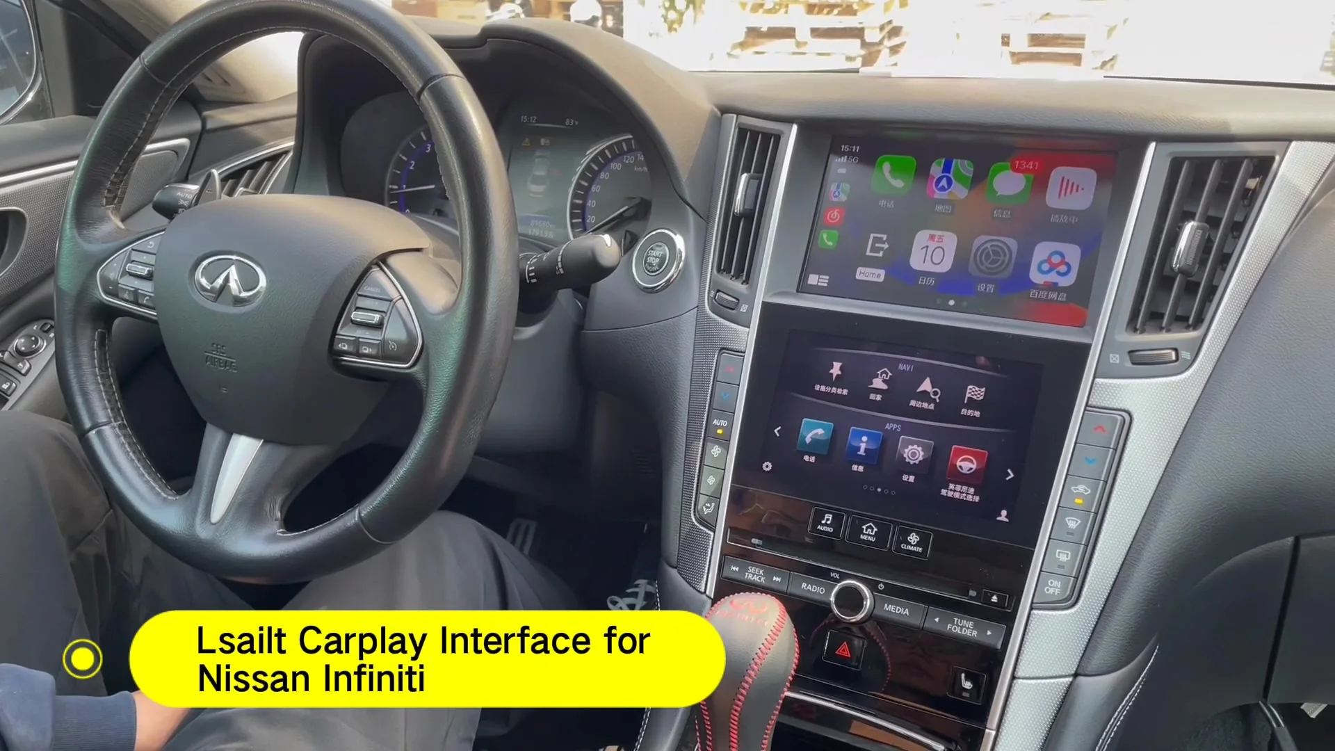 Lsailt Wireless CP AA Android Auto Carplay Интерфейсная коробка для Nissan Pathfinder R52 2017-2019 гг.