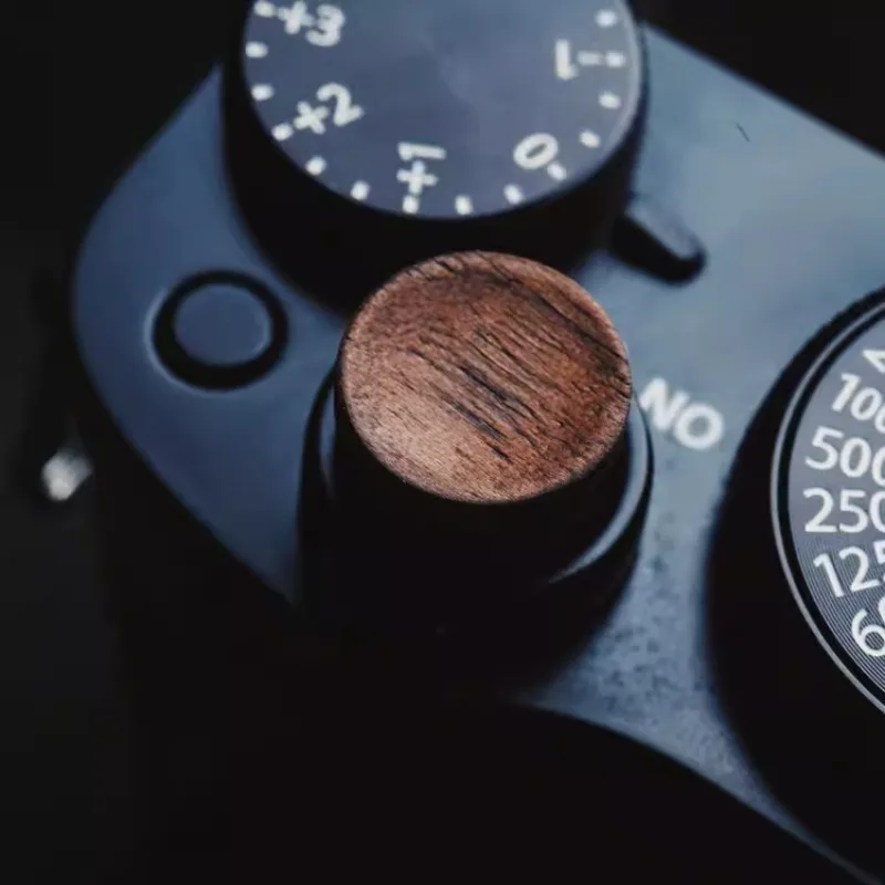 Wooden Wood Shutter Release Button For Fujifilm LEICA OLYMPUS