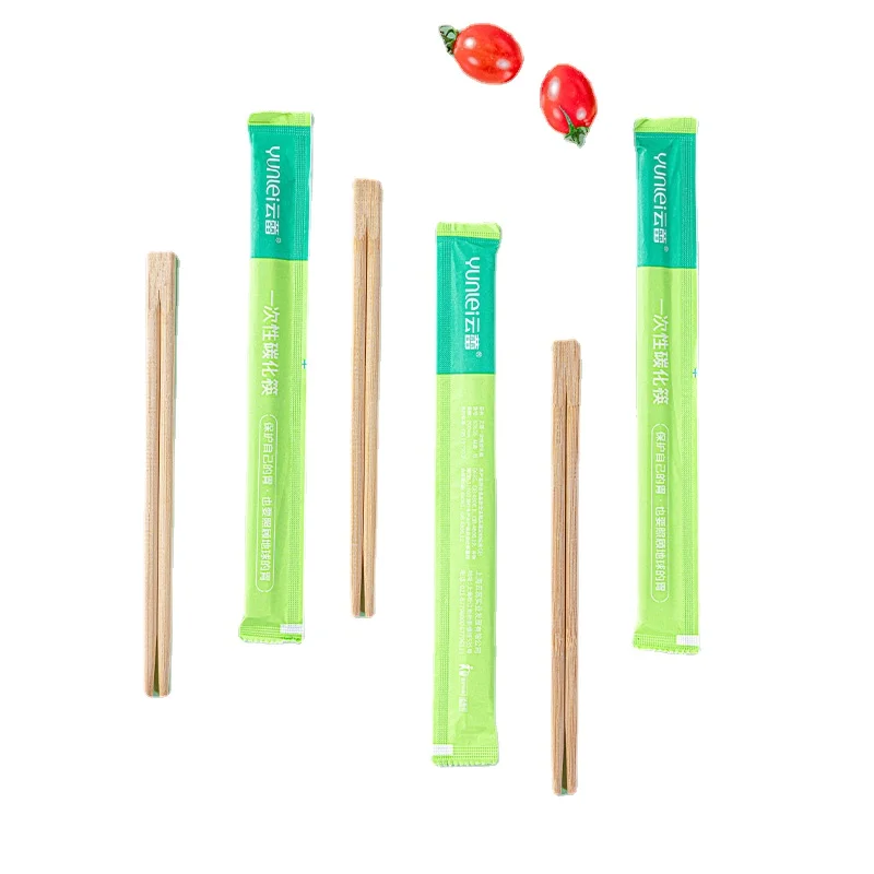 ~Disposable carbonized chopsticks, independent packaging, bamboo carbonized bamboo chopsticks, restaurant takeaway chopsticks