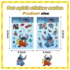 8/16/32Sheets Disney Cartoon Stitch Make A Face Puzzle Stickers Kids Make Your Own DIY Game Children Jigsaw Education Stickers 5