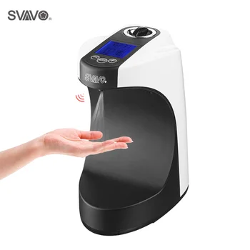 SVAVO distributeur automatique de hand sanitizer drips sans contact 750ml Battery powered with screen display, électrique 3 leve 1