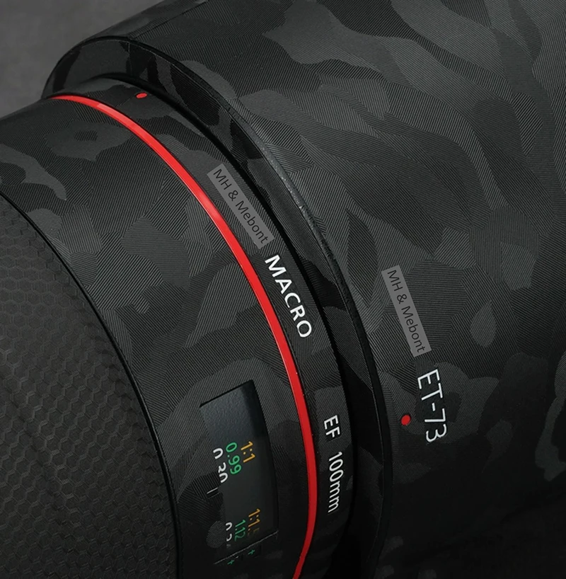 Camera Lens Sticker Coat Wrap Protective Film Body Protector Skin Cover Anti-Scratch for Canon EF 100mm F2.8 L IS USM Macro