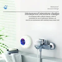 Mini suction cup Bluetooth speaker waterproof hands-free microphone for indoor bathrooms, swimming pools and beaches 3