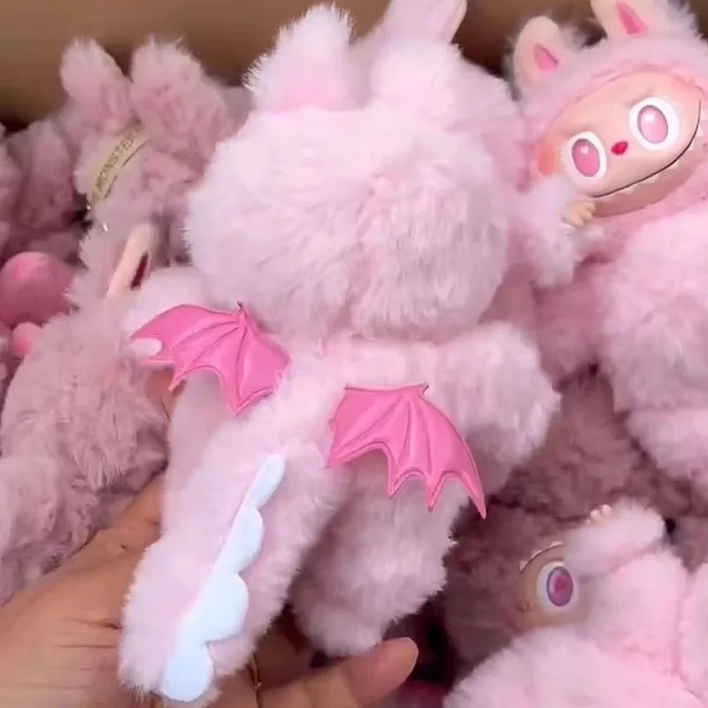 2025 Hot Replica1:1 Monster Labubu Series Pink Angel Zimomo