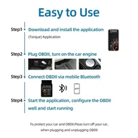 Mini ELM327 OBD2 Scanner V1.5 Bluetooth OBD Car Diagnostic Tool Code Reader For Android Windows IOS Automotive Fault Detector - Image 5