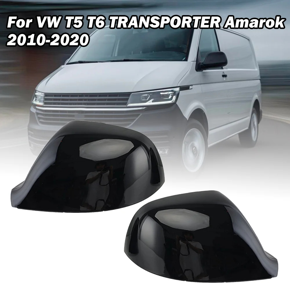 Rearview Mirror Cover Cap For VW Transporter T5 T6 2010-2019
