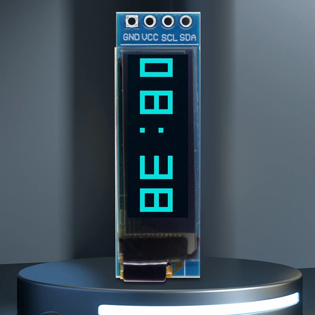 0.91 인치 OLED 모듈 4 핀 128x32 SSD1306 OLED 디스플레이, DIY 모듈, 저에너지 소비 IIC 통신, 아두이노용 3.3V, 5V
