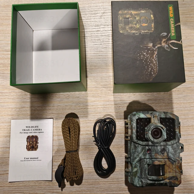 Mini Hunting Camera 36MP 4K HD Trail Camera Infrared Night Vision Waterproof Outdoor Wildlife Monitoring and Scouting DL004 6