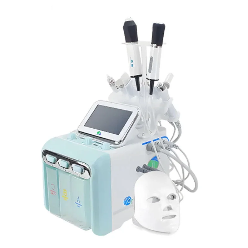 9-in-1 Korea Aqua Facial Dermabrasion H2O2 Water Oxygen Jet Peel Hydro Beauty Beauty Skin Cleansing Hydrofacial Machine