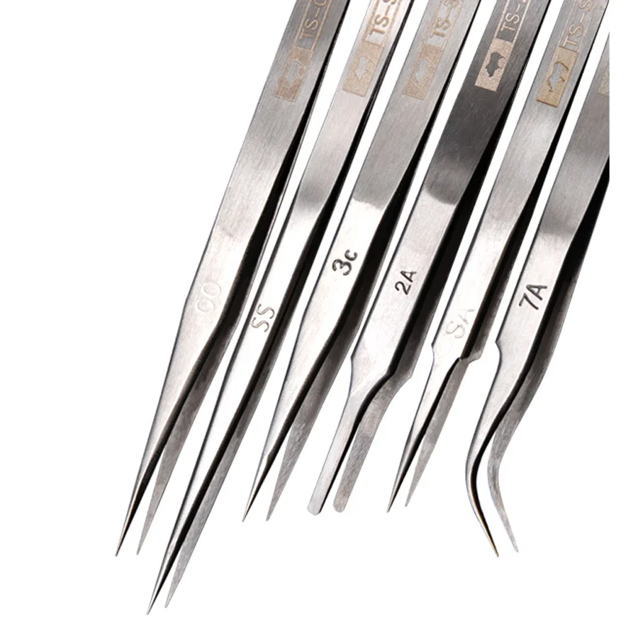 Japan RHINO TS-00 TS-2A TS-3C TS-7A TS-SA TS-SS Tweezers for Watch Mobile Phone Electronics Jewelry Repair Hand Tools precision tweezers,esd anti static tweezers,soldering tweezers,phone repair tweezers