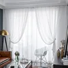 1PC Japanese Lace Gauze Wheat Hollowed Out Curtains for Living Room 4