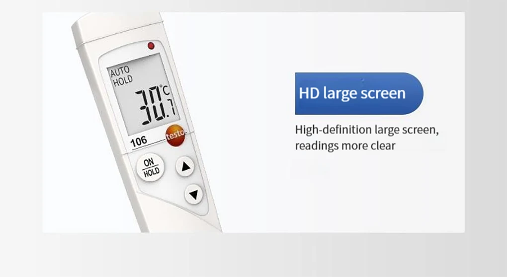 Testo 106 Digital Food Thermometer High Precision Waterproof Kitchen BBQ Thermom