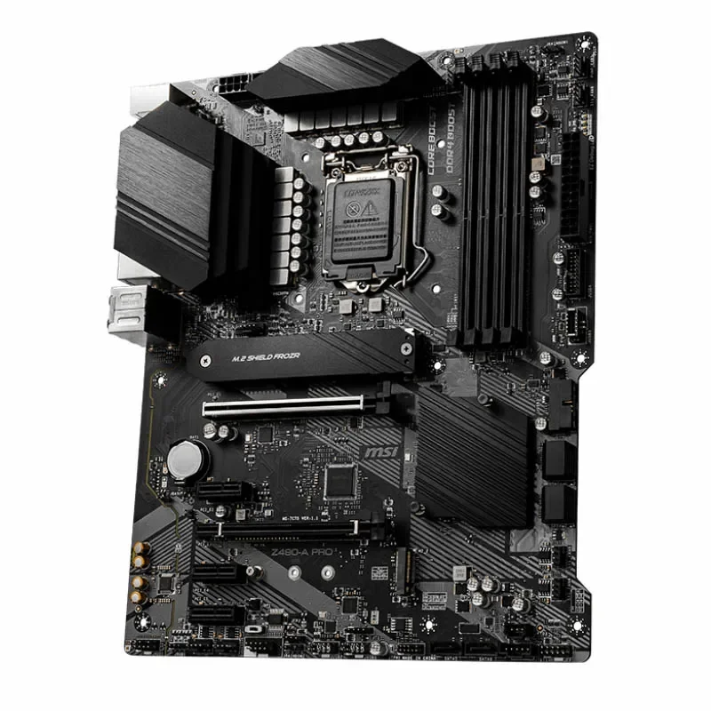LGA 1200 Z490-A PRO Motherboard 128GB Intel Z490 PCI-E Desktop
