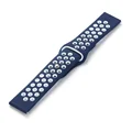 9 blue and white