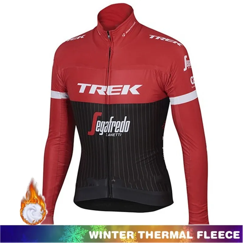 Trek Team Winter Fleece Cycling Jersey Set Sports Cycling Suit Mountian Cycling Clothing Ropa Ciclismo Invierno