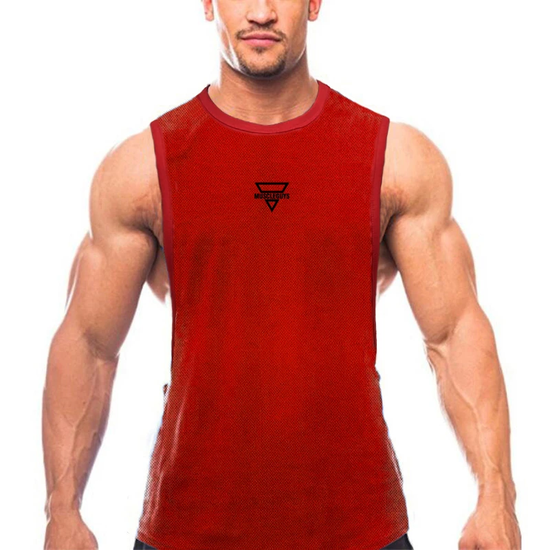 Mens Brand Mesh Bodybuilding Workout Gym Tank Top Casual Quick Dry Running Singlets Fashion Fitness Vest| | - AliExpress