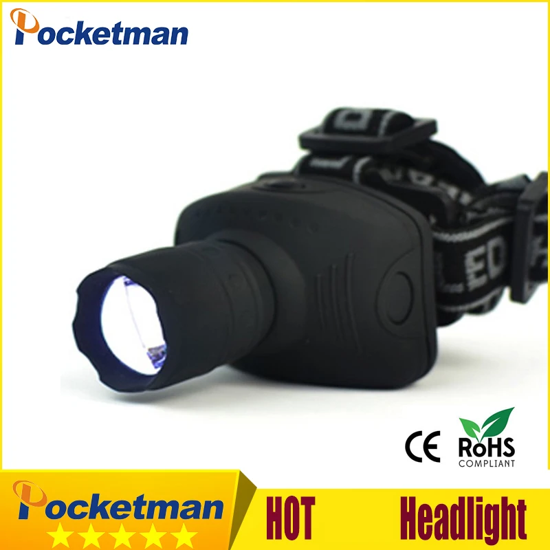 

2000 Lumens LED Headlight Headlamp Flashlight Frontal Lantern Zoomable Head Torch Light To Bike For Camping Hunting Fishing