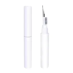Premium Bluetooth Earphones Cleaning Tool Kit - Durable Earbuds Case Cleaner with Brush Pen (White)