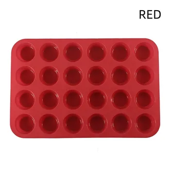 24-Cup Silicone Muffin & Cake Baking Mold 1