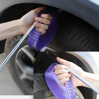 Supporto per Riparazione Ammaccature Auto con Poggiaruota, Staffa per Riparazione Parafango e Base di Sollevamento in Plastica, Rimozione Ammaccature Pannelli Carrozzeria XF