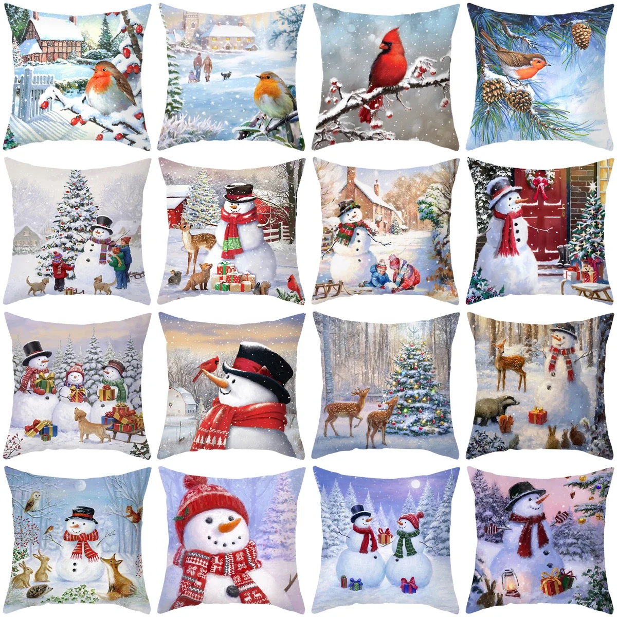 

Christmas Cushion Cover Merry Christmas Decorations for Home