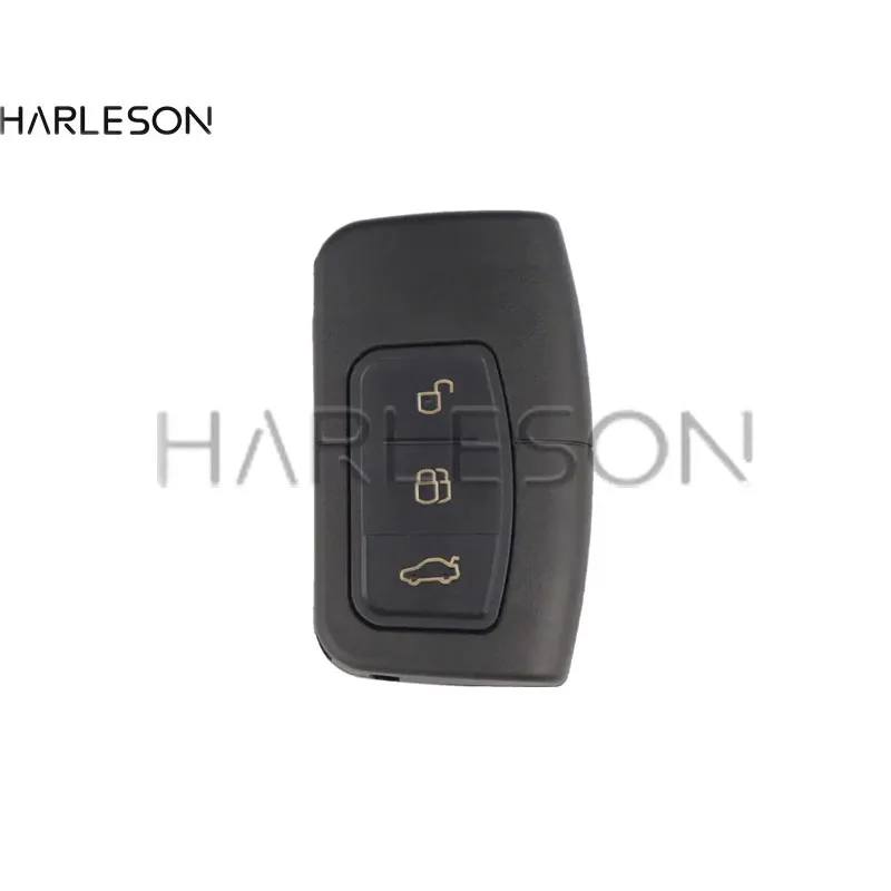 3 Buttons Remote Smart Car Key Shell Case For Ford Fusion Focus Fiesta Mk7 Escape Kuga Card Cover Replacement Keyless Go