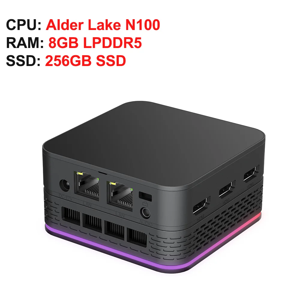 T9 Plus ミニ PC インテル Twin Lake N150/N100 16GB DDR5 256/512GB