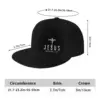 Christian Jesus Saved My Life Cross Snapback Hats for Men Baseball Cap Adjustable Flat Bill Trucker Dad Gift,Husband 3