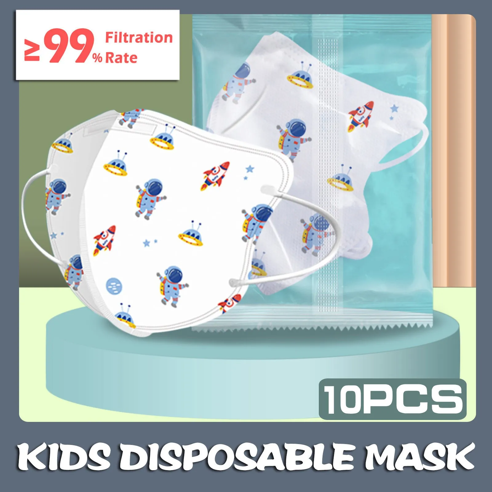 Kids Children's Baby Mask Disposable Face Mask Cartoon 4Ply Ear Loop face mask disposable face mask
