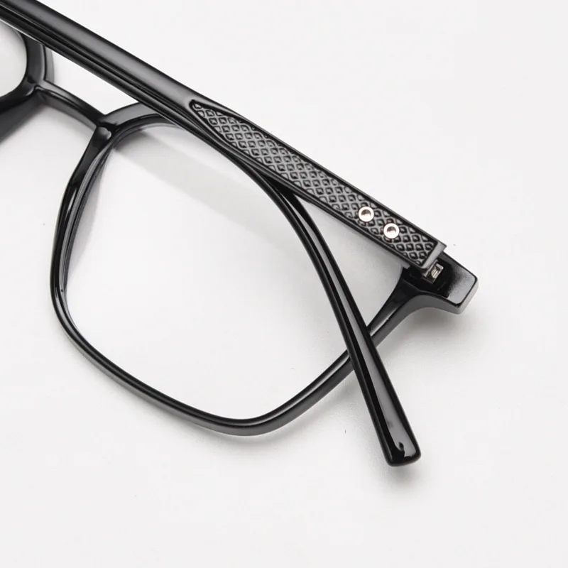 56902 Frauen Mode Peeling Optische Brillen Rahmen Männer Trend Niet Transparent Brillengestell Myopie Rezept Brillen – Detail 11