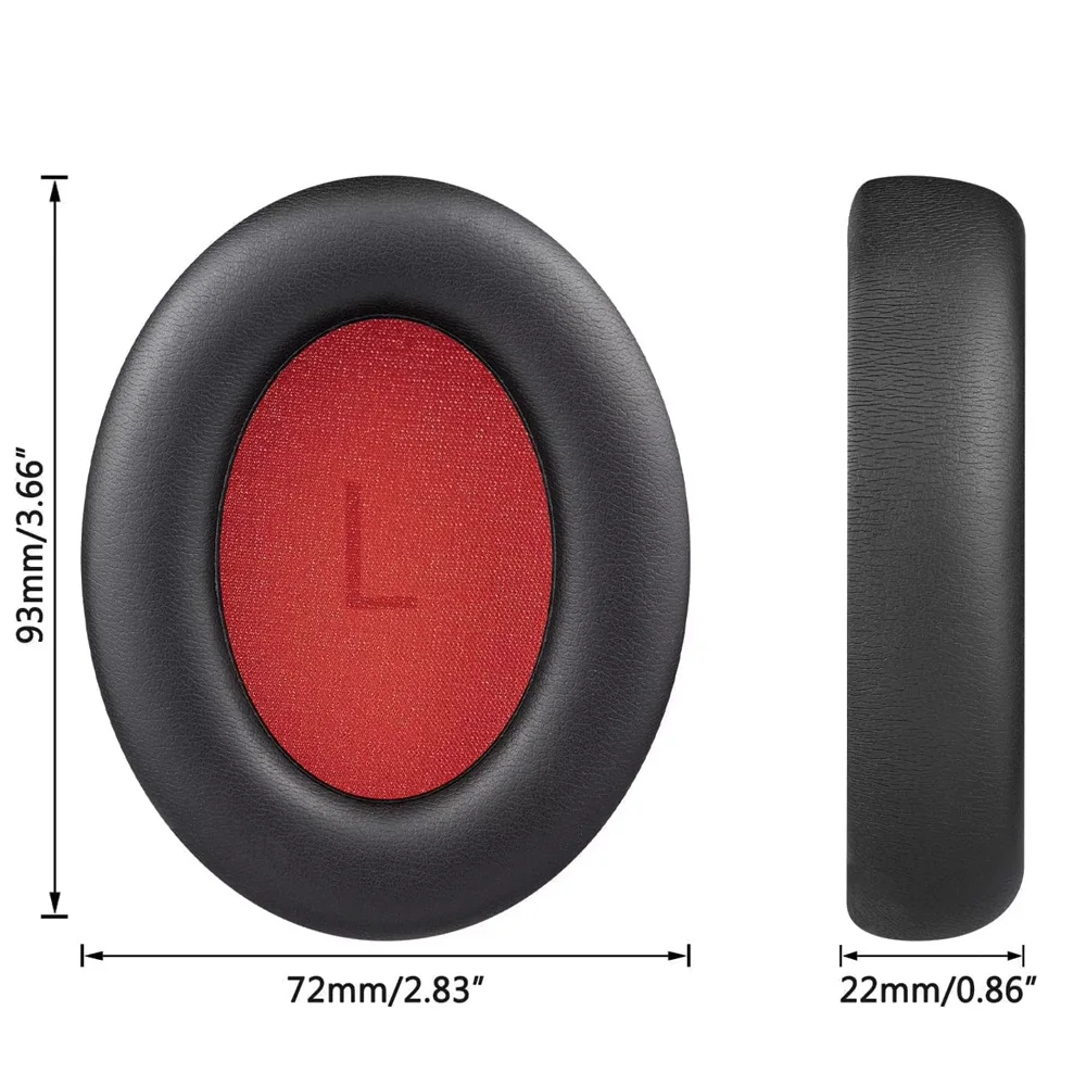 Earpads For 1MORE SonoFlow Pro SE HQ51 HC905 HQ30 Wireless Bluetooth Protein leather Memory foam Ear Pads Cushions Replacement