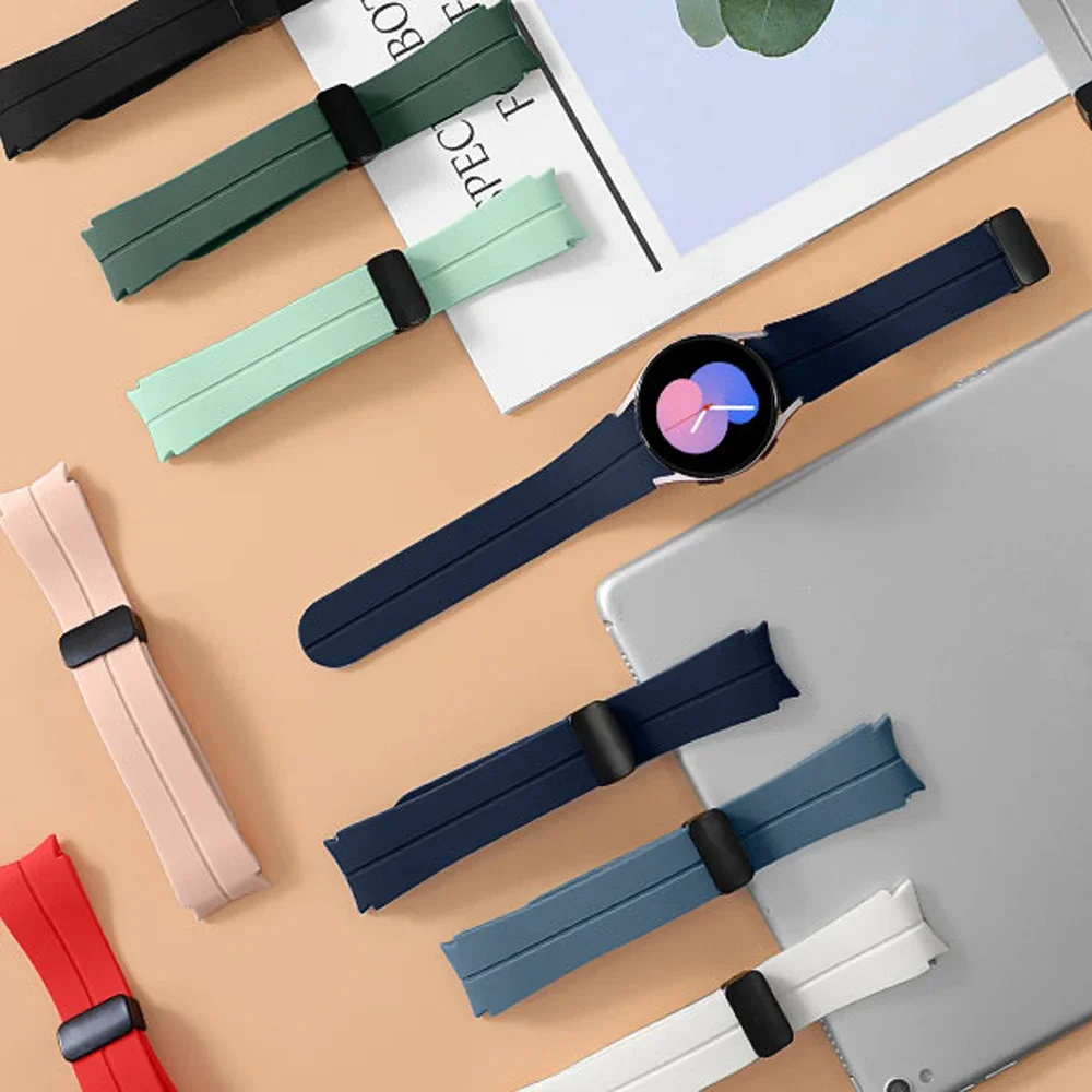 Magnetic Silicone Band Bracelet for Smartwatches - Various Sizes