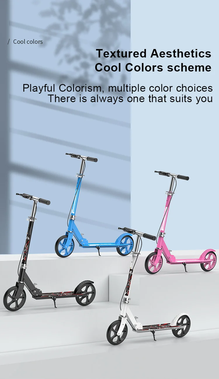 Trottinette enfant grande roue Micro Cruiser Bleu - Micro Mobility