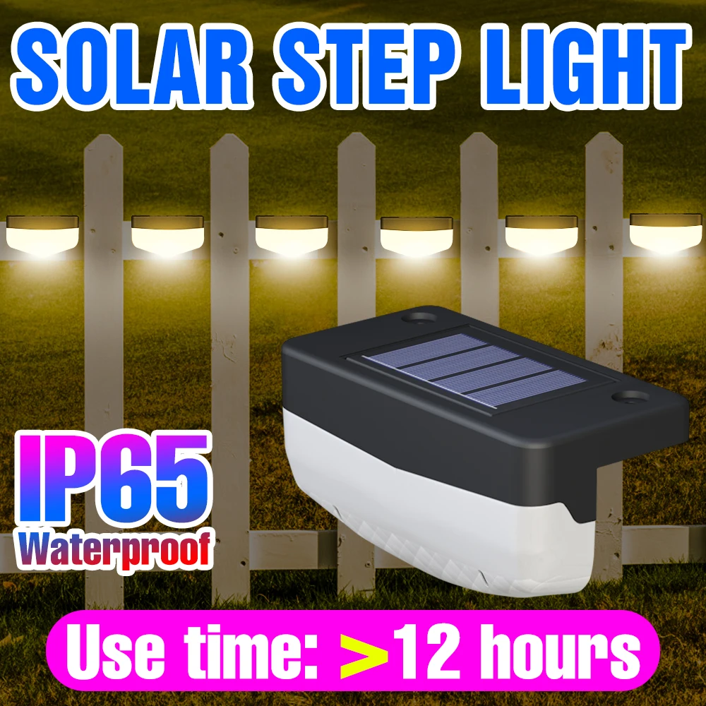 

Outdoor Led Solar Light Spotlight Landscape Garden Lights IP65 Waterproof Decoration For Stairs Smart Wall Lamp Led Reflector