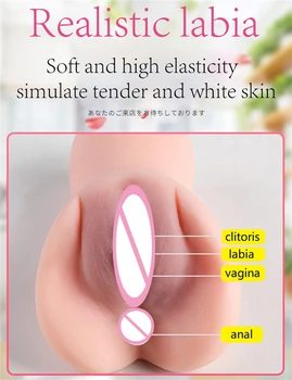 Male Masturbator Blowjob Vibration Machine Real Vagina Pocket Pussy Penis Oral Masturbation Cup Adult Sex​ Toy for Man