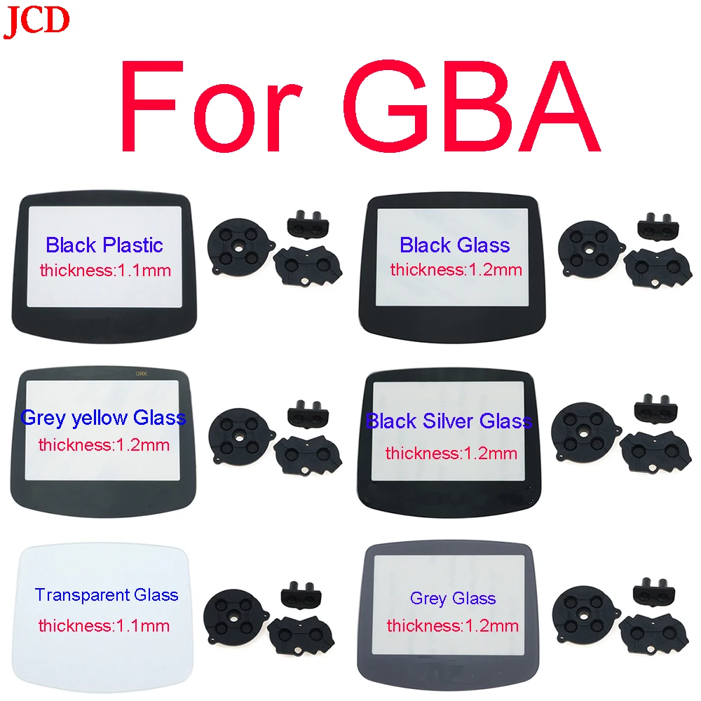 1 компл. пластиковые стеклянные линзы для GBA объектив экрана GameBoy Advance системы